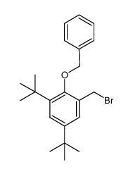 2-(benzyloxy)-1-(bromomethyl)-3,5-di-tert-butylbenzene结构式