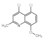 4,5-Dichloro-8-methoxy-2-methylquinoline结构式