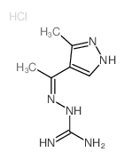 2-[[(1E)-1-(3-methylpyrazol-4-ylidene)ethyl]amino]guanidine结构式