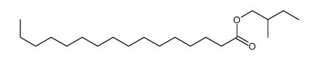 2-methylbutyl hexadecanoate Structure