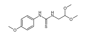Thiourea, N-(2,2-dimethoxyethyl)-N'-(4-methoxyphenyl)-结构式