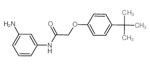 N-(3-Aminophenyl)-2-[4-(tert-butyl)phenoxy]-acetamide Structure