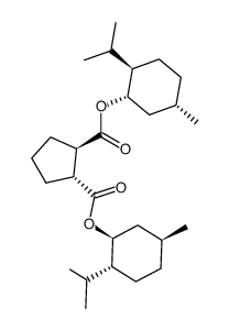 (+)-Dimenthyl (1R,2R)-cyclopentane-1,2-dicarboxylate Structure