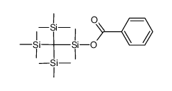 dimethyl(tris(trimethylsilyl)methyl)silyl benzoate Structure