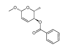 Methyl 4-O-benzoyl-2,3,6-trideoxy-β-D-erythro-hex-2-enopyranoside Structure