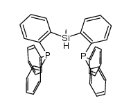 bis(o-(diphenylphosphino)phenyl)methylsilane Structure