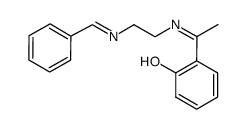 (benzaldehyde)(2-hydroxyacetophenone)ethylenediamine Structure