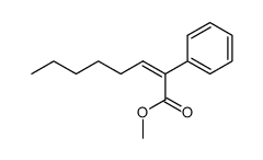 methyl (Z)-2-phenyl-2-octenoate结构式