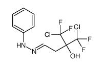 (4E)-1-chloro-2-[chloro(difluoro)methyl]-1,1-difluoro-4-(phenylhydrazinylidene)butan-2-ol Structure