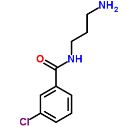 N-(3-Aminopropyl)-3-chlorobenzamide结构式