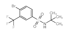 4-溴-N-叔丁基-3-(三氟甲基)苯磺酰胺图片