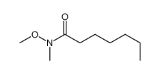 N-Methoxy-N-methylheptanamide Structure