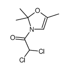 2,2-dichloro-1-(2,2,5-trimethyl-1,3-oxazol-3-yl)ethanone Structure