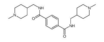 1-N,4-N-bis[(1-methylpiperidin-4-yl)methyl]benzene-1,4-dicarboxamide Structure