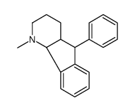1-methyl-5-phenyl-2,3,4,4a,5,9b-hexahydro-1H-indeno(1,2-b)pyridine Structure