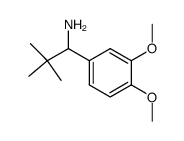 1-(3,4-Dimethoxy-phenyl)-2,2-dimethyl-propylamine Structure