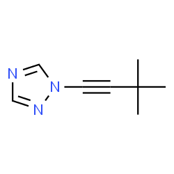 1H-1,2,4-Triazole, 1-(3,3-dimethyl-1-butynyl)- (9CI)结构式