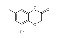 6-methyl-8-bromo-1,4-benzoxazin-3(2H)-one Structure