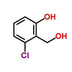 3-Chloro-2-hydroxymethyl-phenol结构式