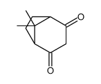 8,8-dimethylbicyclo[3.2.1]octane-2,4-dione结构式