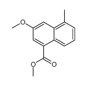 methyl 3-methoxy-5-methylnaphthalene-1-carboxylate Structure