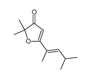 5-(1,3-dimethyl-1-butenyl)-2,2-dimethyl-3(2H)-furanone结构式