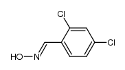 2,4-dichlorobenzaldehyde oxime Structure