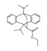 ethyl 9,10-bis(dimethylamino)-9,10-dihydro-9,10-ethanoanthracene-11-carboxylate Structure