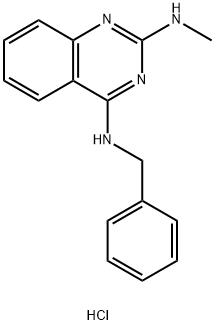 N4-benzyl-N2-methylquinazoline-2,4-diamine hydrochloride Structure