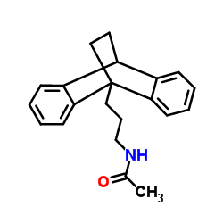 N-[3-(Tetracyclo[6.6.2.02,7.09,14]hexadeca-2,4,6,9,11,13-hexaen-1-yl)propyl]acetamide结构式