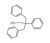 2-benzyl-2,3-diphenyl-propan-1-ol结构式