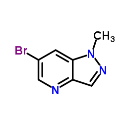 6-溴-1-甲基-1H-吡唑并[4,3-b]吡啶结构式