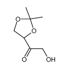 1-[(4S)-2,2-dimethyl-1,3-dioxolan-4-yl]-2-hydroxyethanone Structure