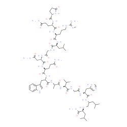 bombesin, Leu(13)-psi-CH2NH-Leu(14)- structure