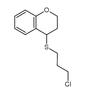 4-(3-chloropropylthio)-3,4-dihydro-2H-1-benzopyran Structure