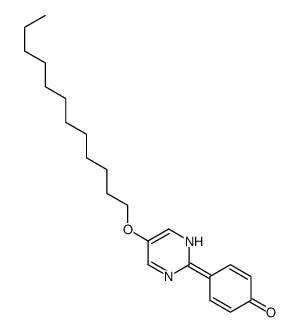 4-(5-dodecoxy-1H-pyrimidin-2-ylidene)cyclohexa-2,5-dien-1-one结构式