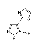 4-(4-methylthiazol-2-yl)-1H-pyrazol-5-amine结构式