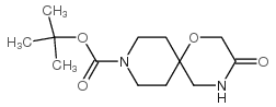 tert-butyl 3-oxo-1-oxa-4,9-diazaspiro[5.5]undecane-9-carboxylate Structure