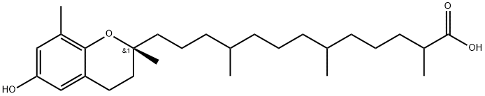 13'-羧基-δ-生育酚结构式