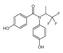 N-(4-hydroxyphenyl)-N-(1,1,1-trifluoro-2-propyl)-4-hydroxybenzamide结构式