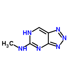 v-Triazolo[4,5-d]pyrimidine, 5-methylamino- (6CI)结构式