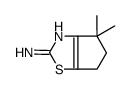 4,4-dimethyl-5,6-dihydrocyclopenta[d][1,3]thiazol-2-amine结构式