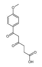 6-(4-甲氧基苯基)-4,6-二氧代己酸结构式