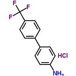 4'-(Trifluoromethyl)-4-biphenylamine hydrochloride (1:1)结构式