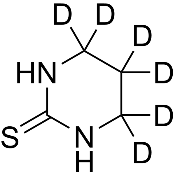 Tetrahydropyrimidine-2(1H)-thione-d6 Structure