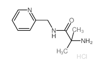 2-Amino-2-methyl-N-(2-pyridinylmethyl)propanamide hydrochloride结构式