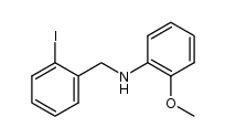 N-(2-iodobenzyl)-2-methoxybenzenamine结构式