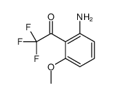 1-(2-氨基-6-甲氧基苯基)-2,2,2-三氟乙酮结构式