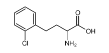 2-amino-4-(2-chlorophenyl)butanoic acid structure