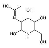 N-[2,4,5-trihydroxy-6-(hydroxymethyl)piperidin-3-yl]acetamide结构式